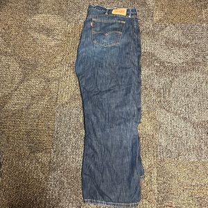 Levi 527 mens jeans, 44 x 30, dark blue, barely used